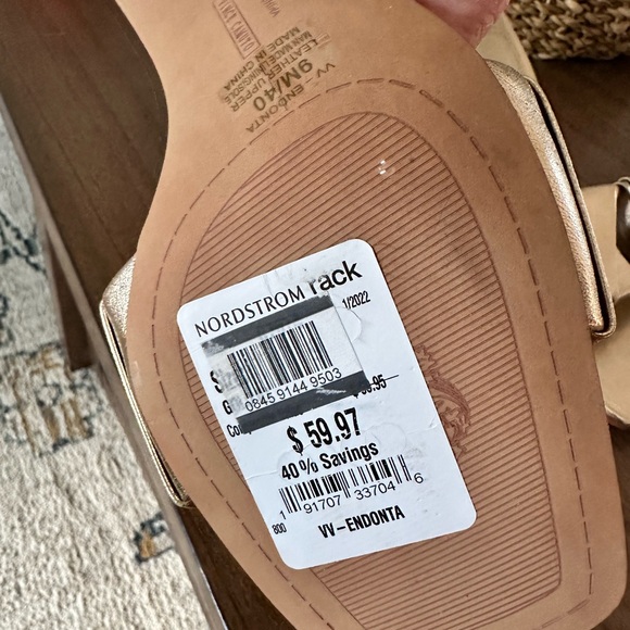 Vince Camuto Endonta Pintucked Braided Heeled Sandal - Picture 3 of 8